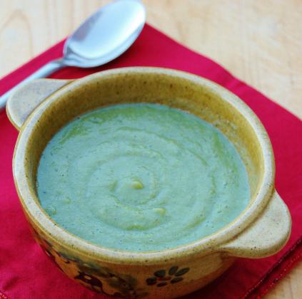 soupe de crème de légumes