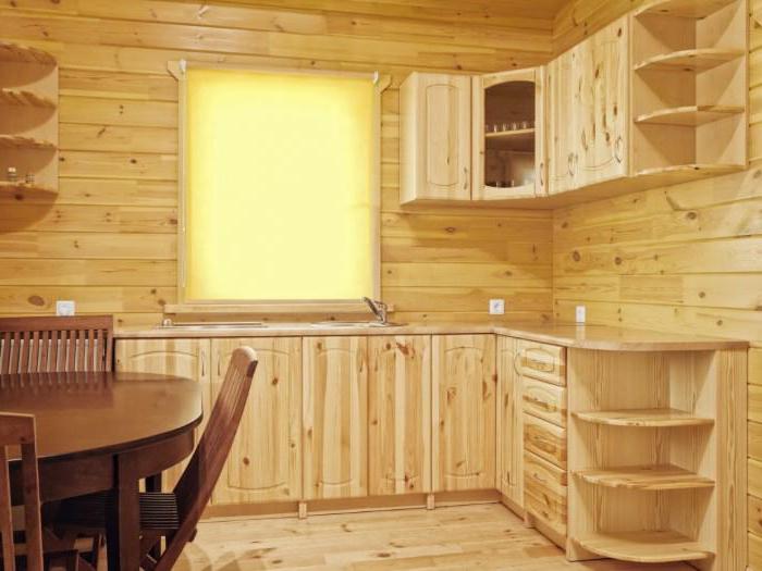 Set de cuisine en bois avec ses propres mains: photo