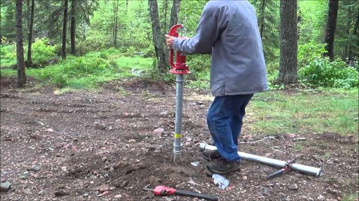 installation d'une pompe submersible dans un puits 