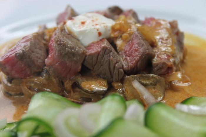 Boeuf Stroganoff aux champignons et autres recettes