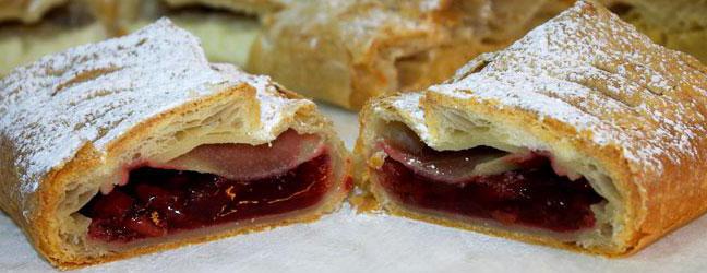 strudel en pâte feuilletée