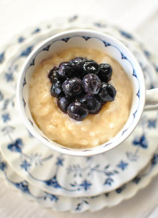 Recette préférée de la bouillie de riz dans une multivariée