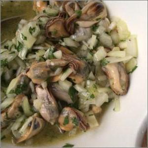 moules recette marinée