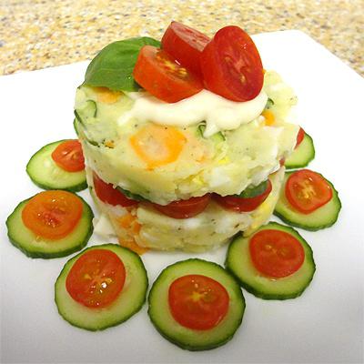 recette de gâteau aux légumes