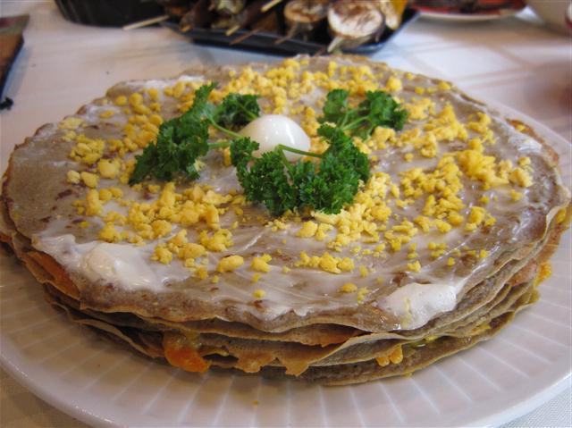 Recette de salade de gâteaux aux légumes