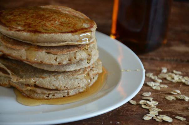 galettes d'avoine sur le kéfir