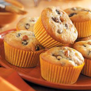 muffins simples aux raisins secs