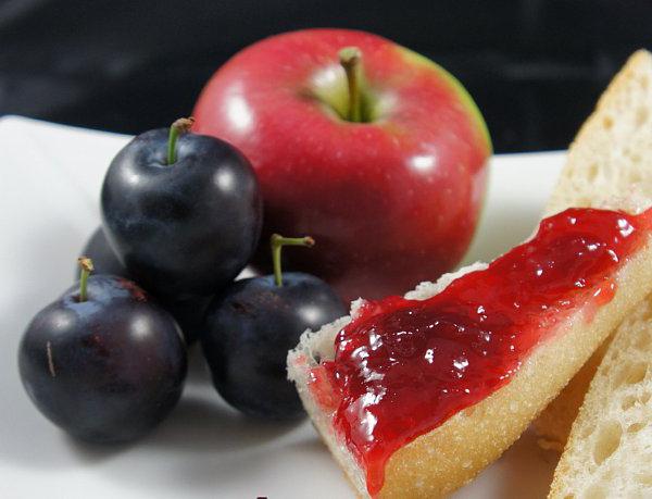 confiture de pommes prunes dans la multivariée