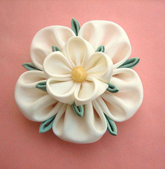 Broche kanzashi classe de maître 