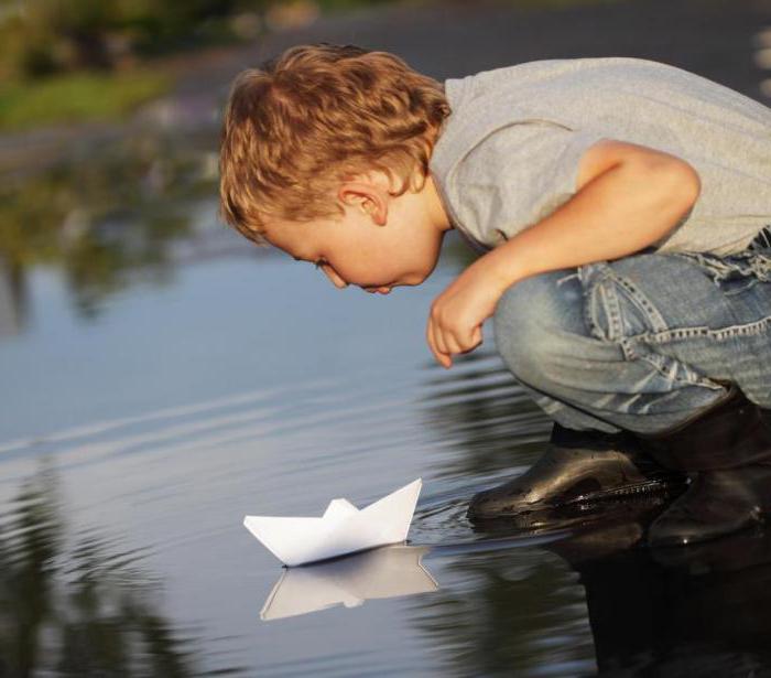 bateau en papier origami pour enfants