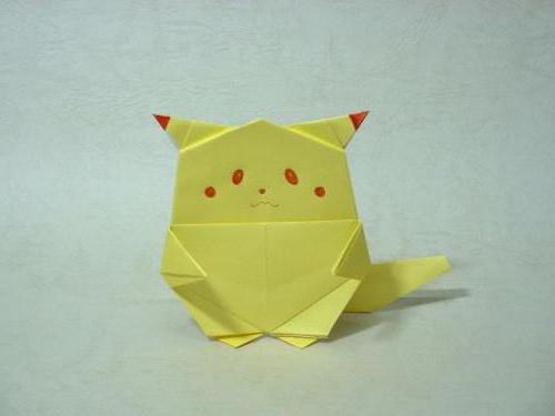 Comment faire un pokemon avec du papier: schémas d'aide