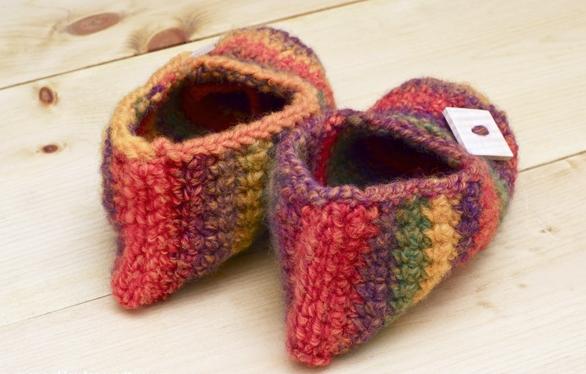 Comment chaussons au crochet: pour les débutants un schéma simple