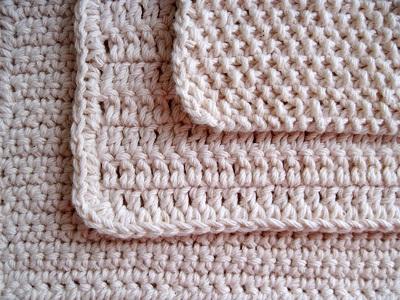 Crochet au crochet: serviette épaisse