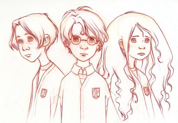 comment dessiner Harry Potter