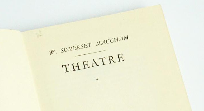 Le roman "The Theatre", Maugham Somerset. Sommaire