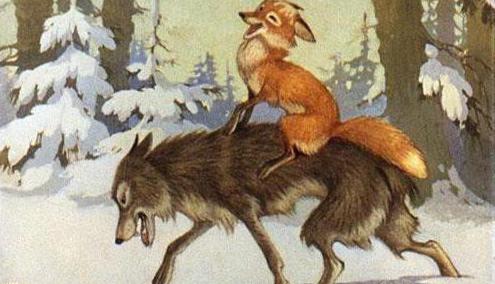 Conte de fées "Le renard et le loup": analyse de conte de fées