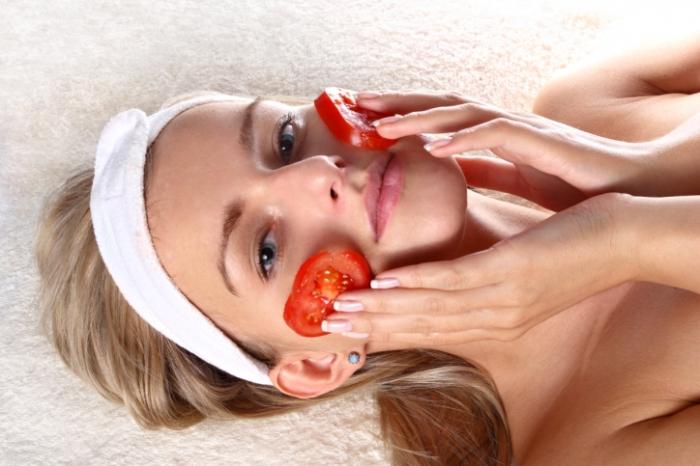 masque de tomate pour le visage