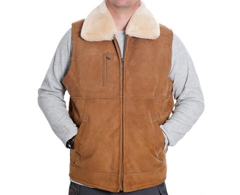 Gilet en peau de mouton tendance - tendance de la saison