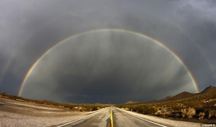 Les couleurs de l'arc-en-ciel sont en ordre: c'est aussi simple que ça!