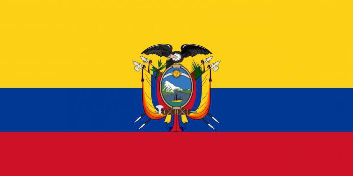 la signification du drapeau de l'Equateur