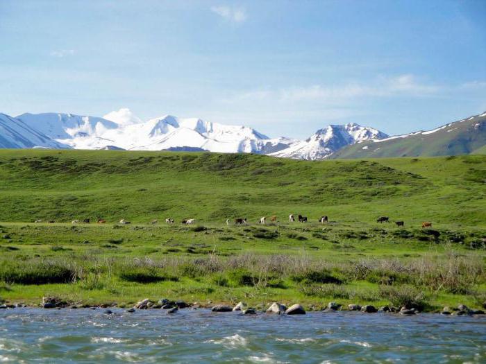 quelles montagnes au Kirghizistan