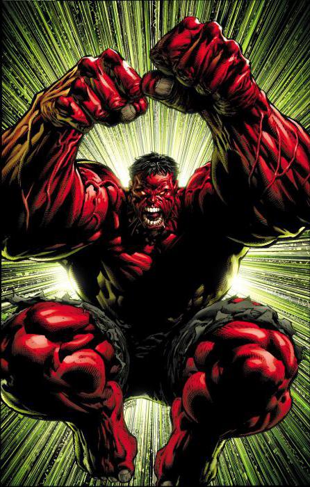 Hulk rouge contre le vert