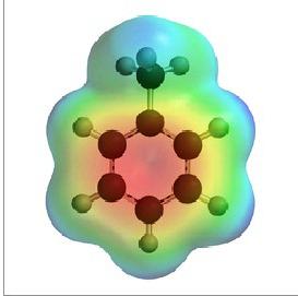 formule structurale toluène