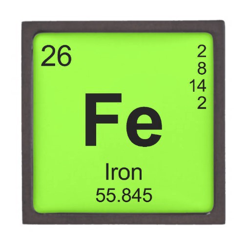 Fer: la structure de l'atome, le schéma et les exemples. La structure électronique de l'atome de fer