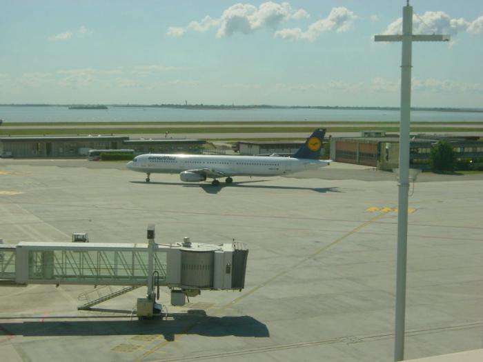 L'aéroport de Venise. Aéroport Marco Polo. Aéroport de Venise sur la carte