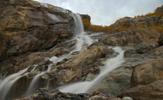 Chutes d'Alibek: description et photo