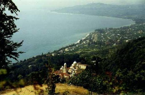 La ville de Soukhoumi. L'Abkhazie et sa station principale