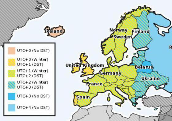 décalage horaire avec l'Espagne