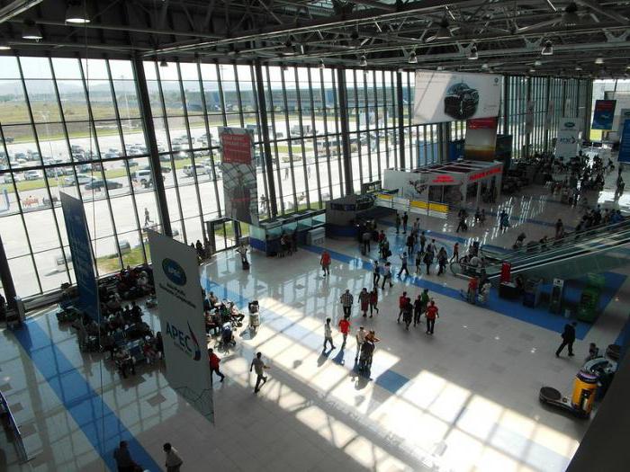 Calendrier de l'aéroport de knevichi vladivostok