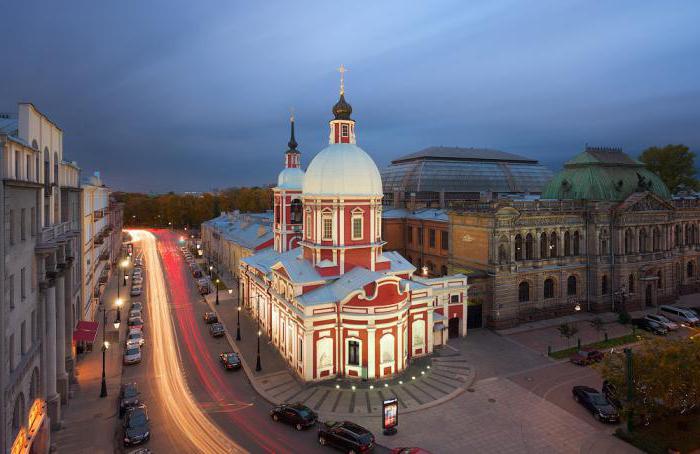 Église Panteleimonovskaya, Saint-Pétersbourg: description et photo