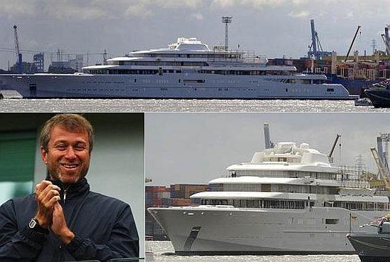 le yacht de Abramovich