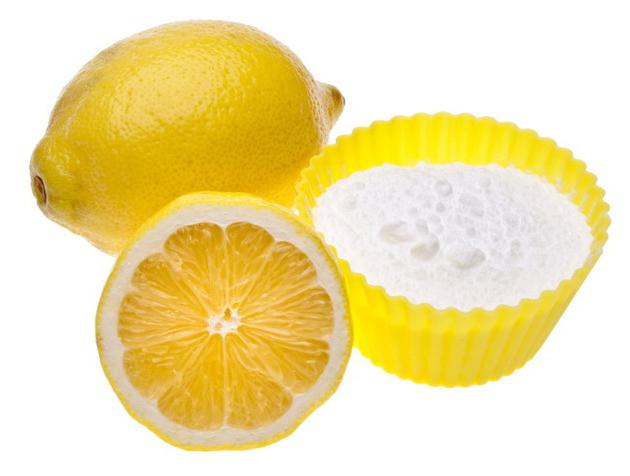 bicarbonate de soude et citron