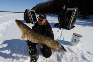 pêche d'hiver en prison