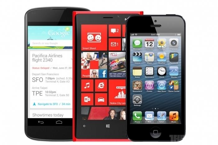 Note des smartphones 2013