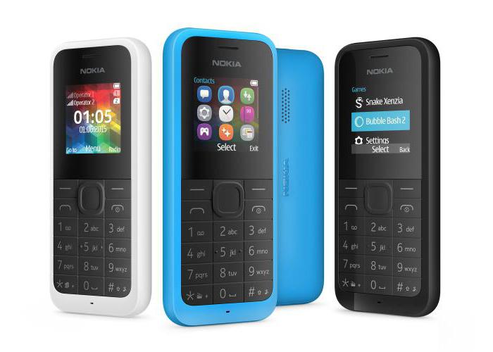 spécifications du téléphone nokia 105