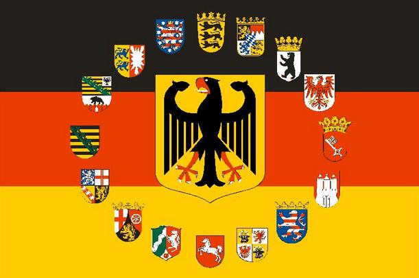 Drapeau et armoiries de l'Allemagne: histoire de l'origine et signification des symboles