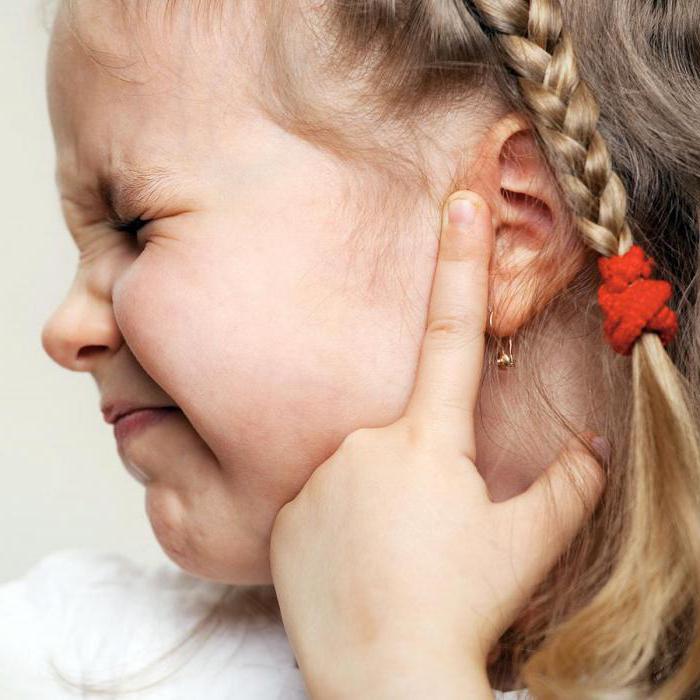 gouttes auriculaires avec inflammation de l'oreille moyenne 