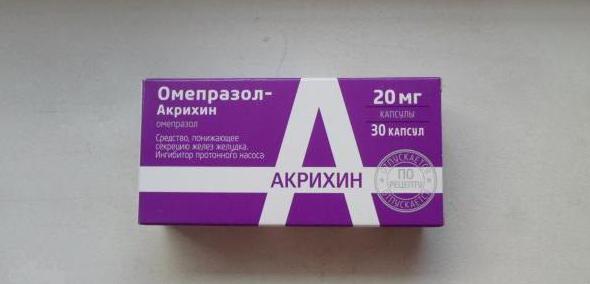 omeprazole acrichine instructions d'utilisation 